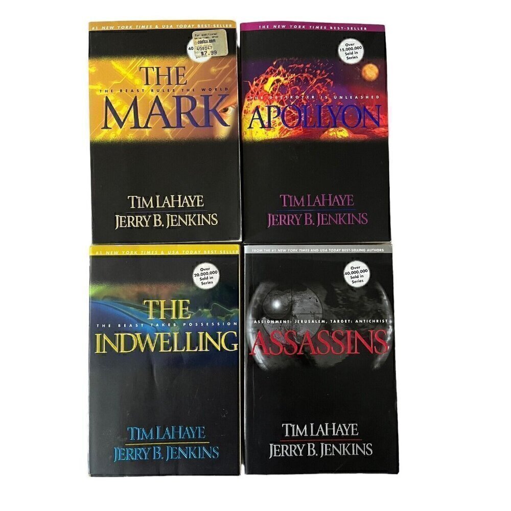 Lot of 4 Left Behind Series Paper Back Books By Jenkins & Lahaye